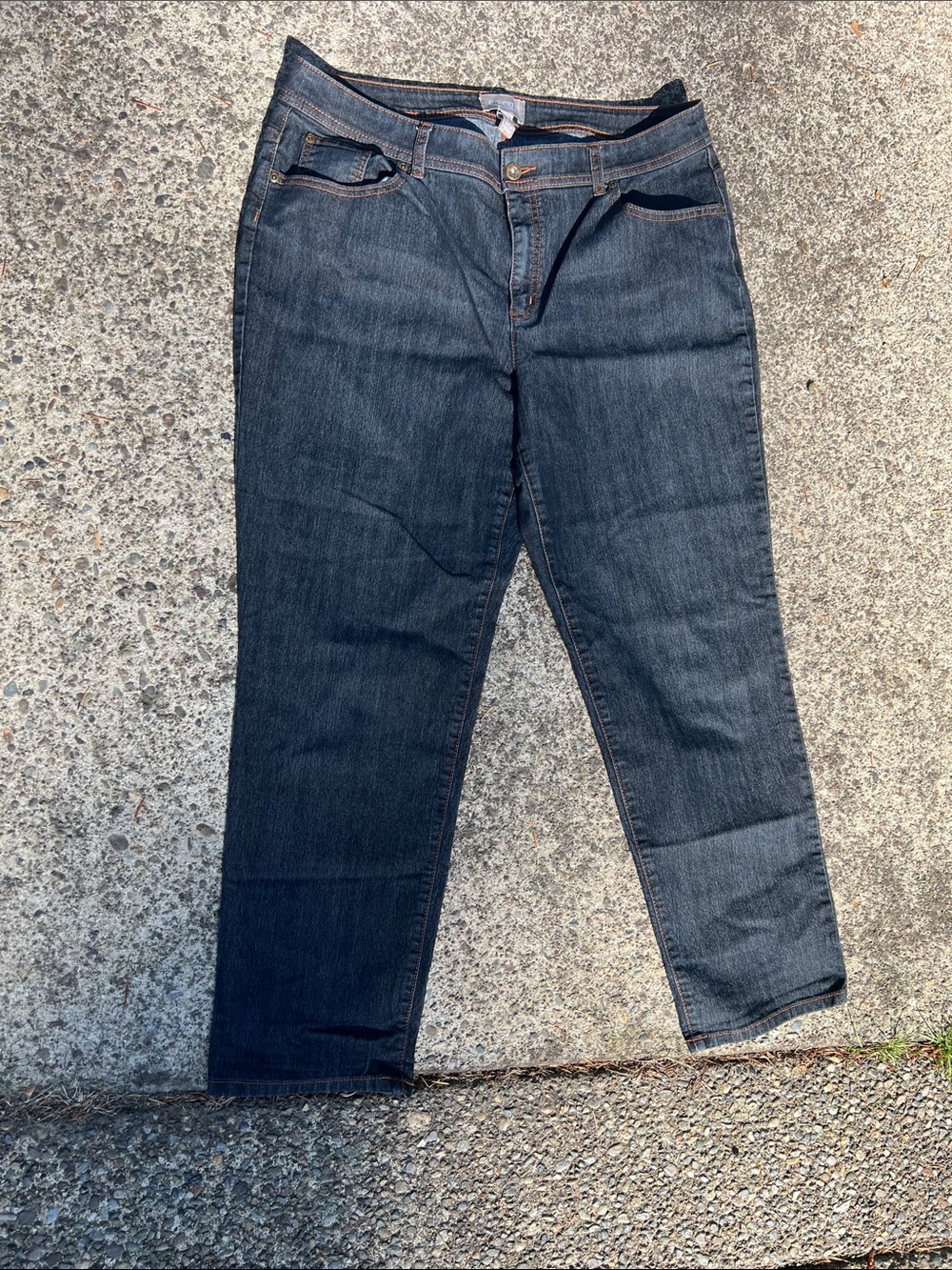 Chico's Women's Dark Indigo Ankle Jeans